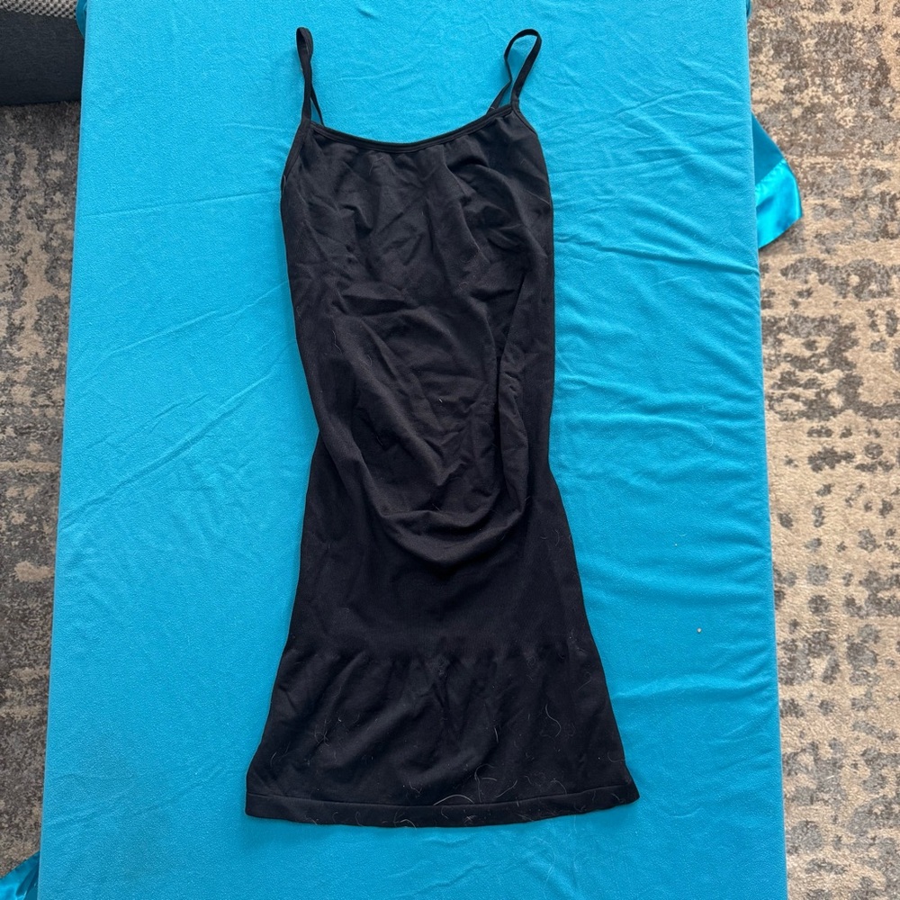 BLANQI Elegant Black Slip Dress Maternity